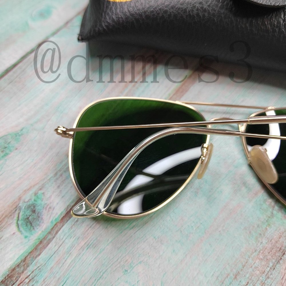 🍓Ray-Ban 3026 Purple Aviator Sunglasses 62mm - Picture 2 of 7